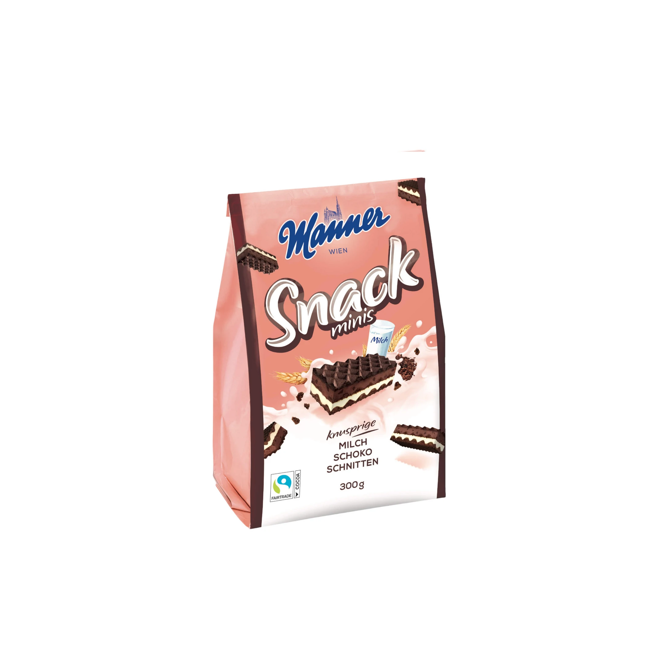 Manner Snack Minis Milk Cocoa 300Gr