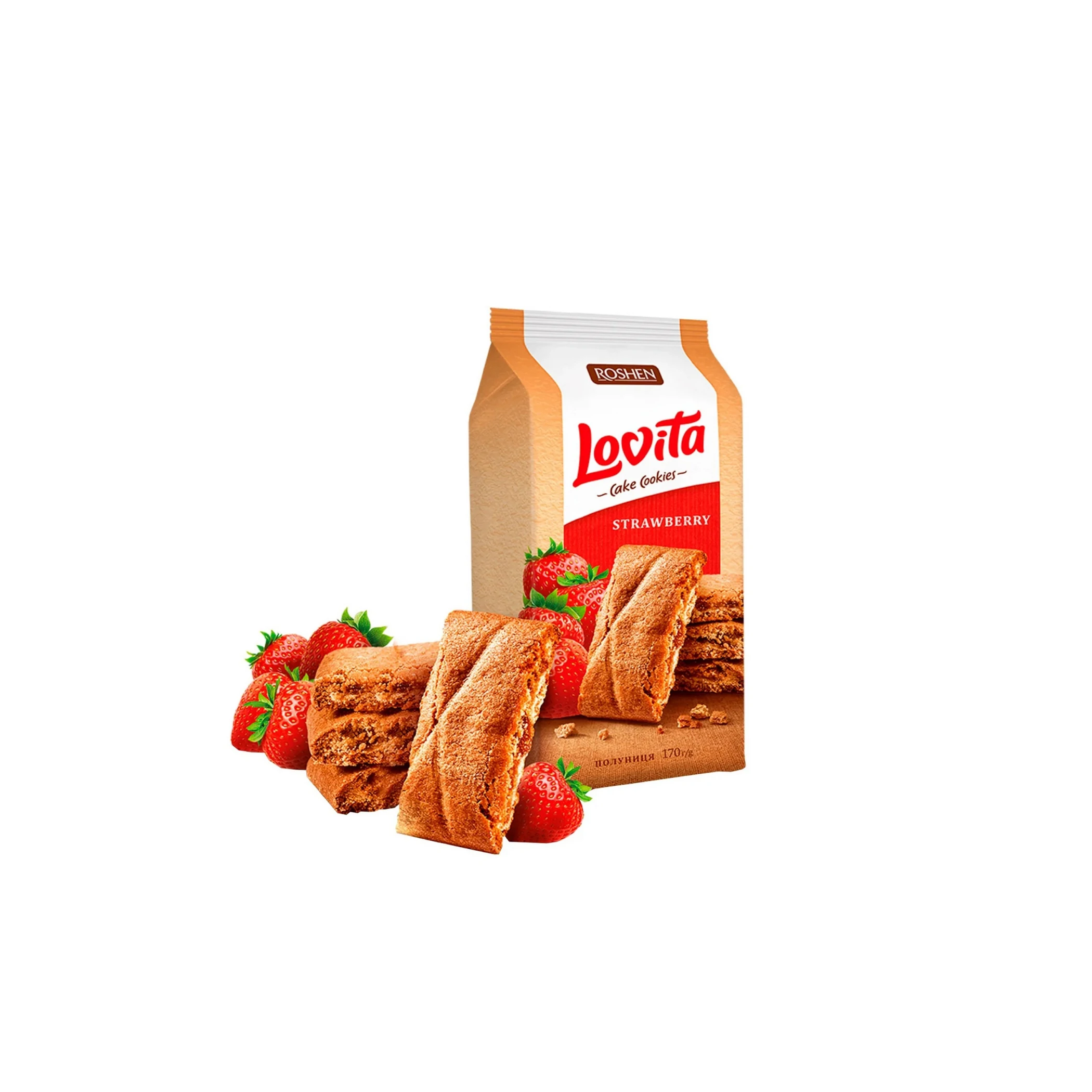 Lovita strawberry 168g