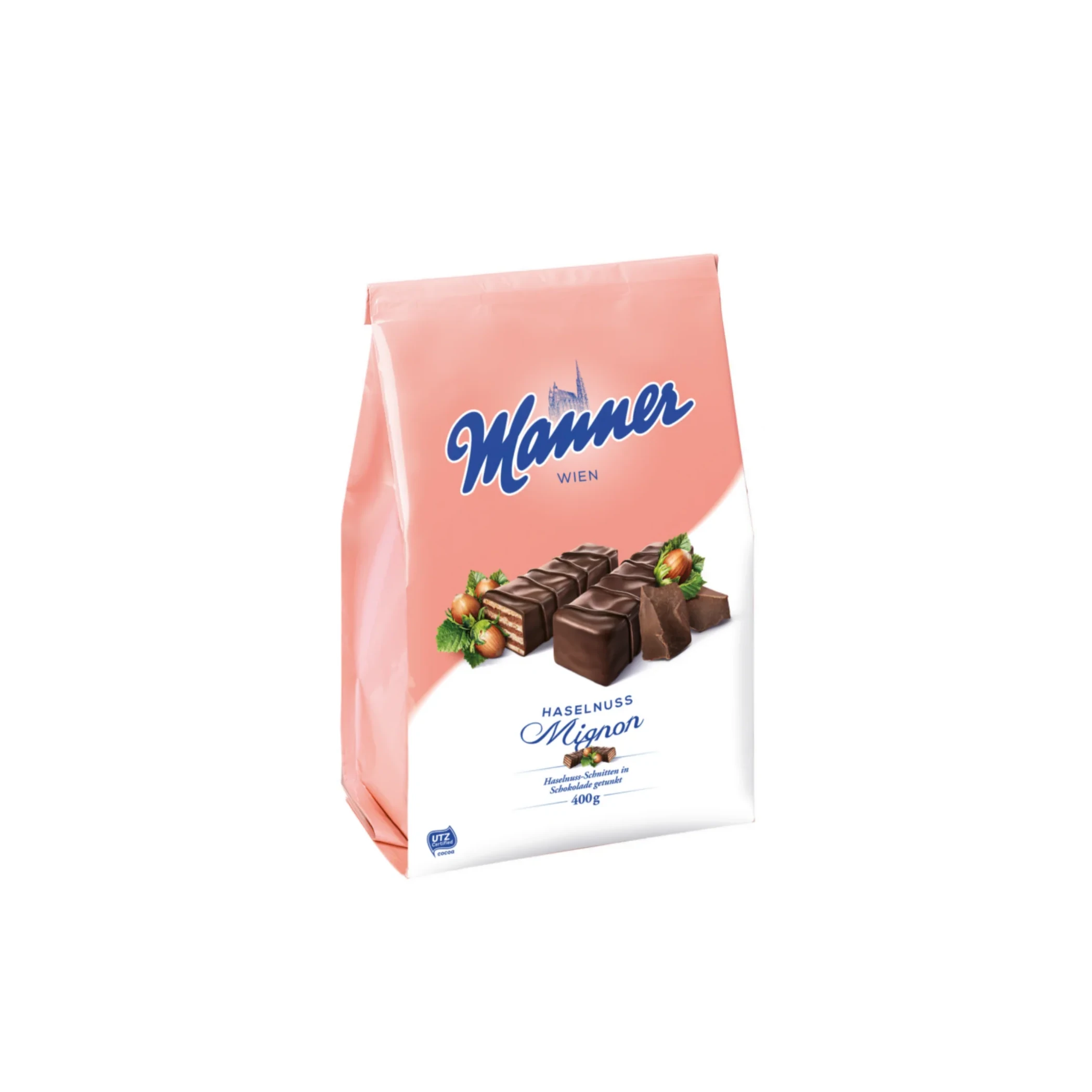 Manner Hazelnut Dark Chocolate 400Gr