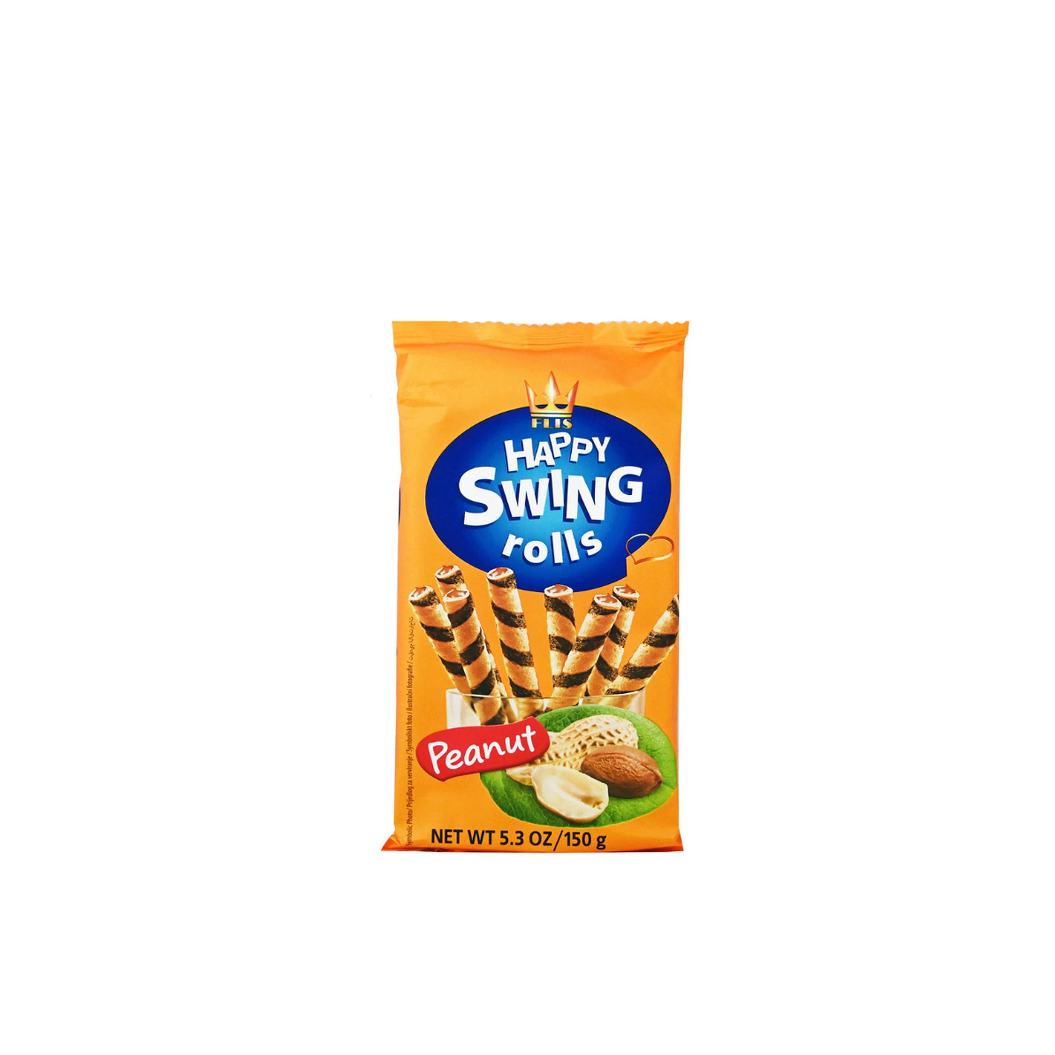 Happy Swing Rolls Peanut 150Gr